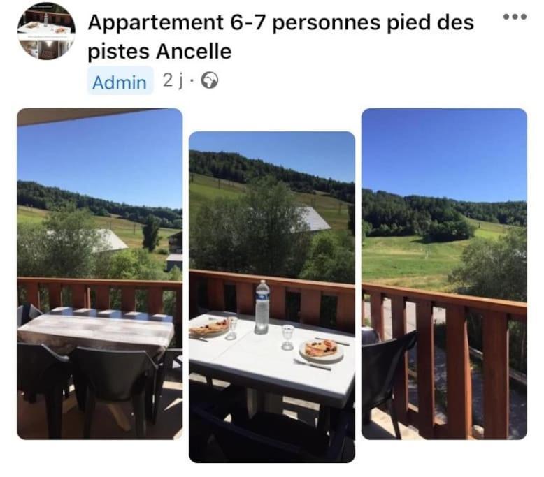 Appart Tres Ensoleille 5-6 Pers Au Pied Des Pistes 앤셀 외부 사진